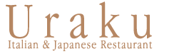 Uraku Italian & Japanese Restaurant　ここは山里の隠れ家です。山の中にひっそりと根をおろし自然に抱かれ、都会の騒音もなく静かに、時が過ぎていきます。